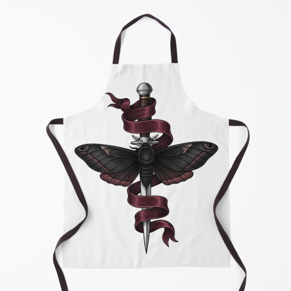 Item preview, Velvet Dagger Moth designed and sold by IllumeInk.