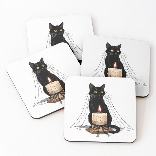 Item preview, Candle Veil Cat designed and sold by IllumeInk.