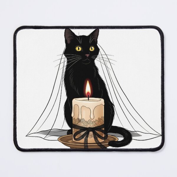 Item preview, Candle Veil Cat designed and sold by IllumeInk.