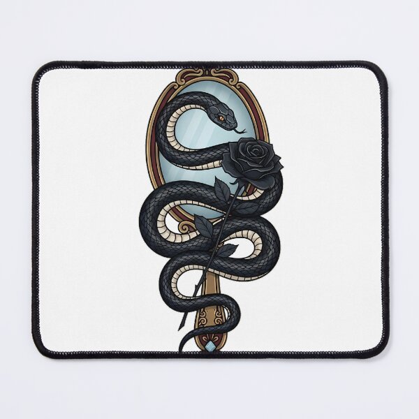 Item preview, Serpent Mirror Rose designed and sold by IllumeInk.