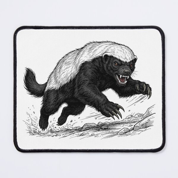 Item preview, The honey Badger is on the attack designed and sold by krabbaraban.