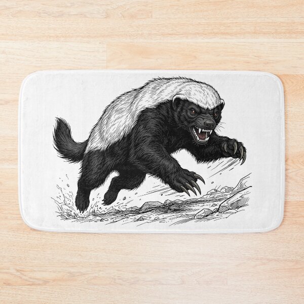 Item preview, The honey Badger is on the attack designed and sold by krabbaraban.