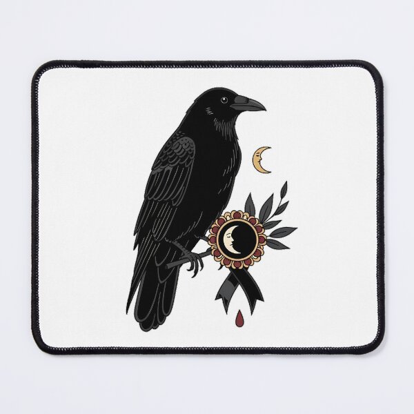 Item preview, Mourning Brooch Crow designed and sold by IllumeInk.