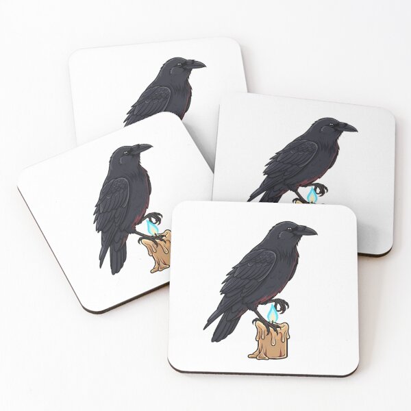 Artikelvorschau, Blue Flame Raven Kerze entworfen und verkauft von IllumeInk.