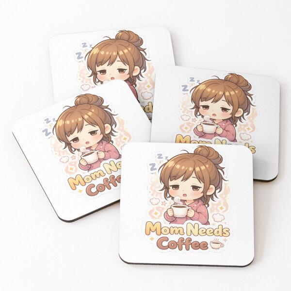 Item preview, Mom Needs Coffee Funny Sticker | Cute Mom Life Design | Mother’s Day Gift Idea designed and sold by Sidra digital art 8277237.