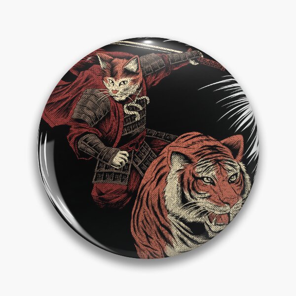 Item preview, Meow Samurai and the great tiger designed and sold by neonabdrawn.