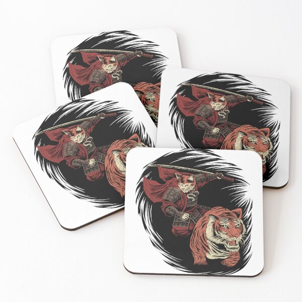 Item preview, Meow Samurai and the great tiger designed and sold by neonabdrawn.