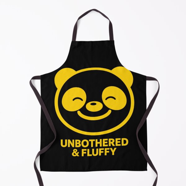 Item preview, Unbothered & Fluffy Panda Smiley – Cute Minimal Animal Meme Design designed and sold by JonelCrafts.