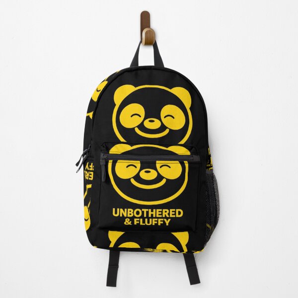 Item preview, Unbothered & Fluffy Panda Smiley – Cute Minimal Animal Meme Design designed and sold by JonelCrafts.
