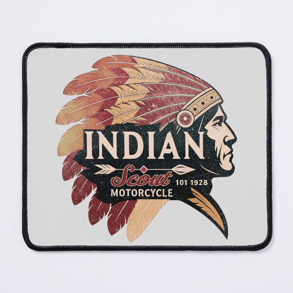Item preview, 1928 Indian Scout 101 Series Vintage Summer Aesthetic Moto Heritage designed and sold by EdGraphy.