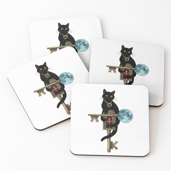 Item preview, Black Cat Chapel Key designed and sold by IllumeInk.