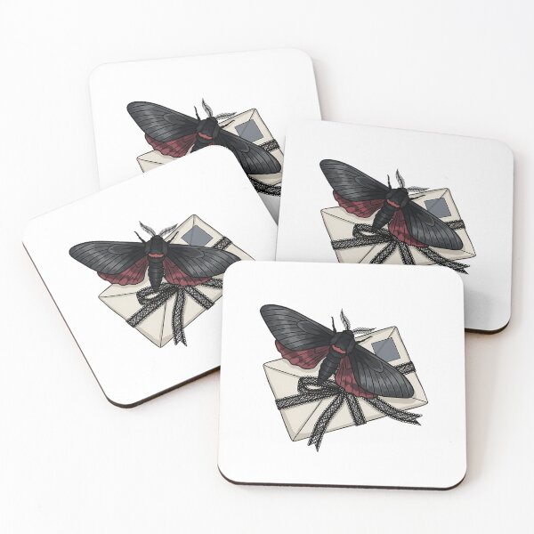 Item preview, Mourning Letter Moth designed and sold by IllumeInk.