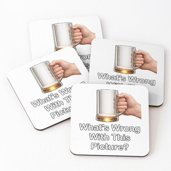 Item preview, What's Wrong With This Picture? Empty Beer Mug designed and sold by BSCI Designs.
