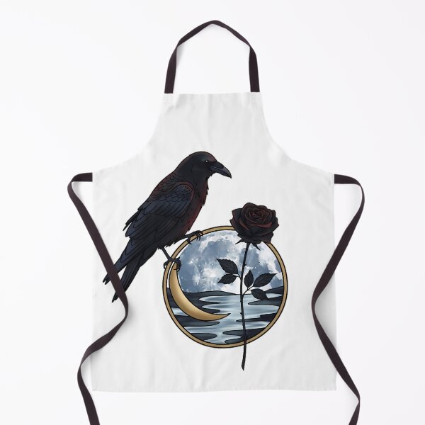 Item preview, Moon Mirror Raven designed and sold by IllumeInk.