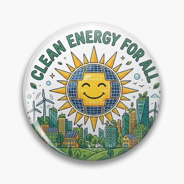 Item preview, Clean Energy For All: Solar Powered Sustainable City designed and sold by Nuvoro Eco Awareness.