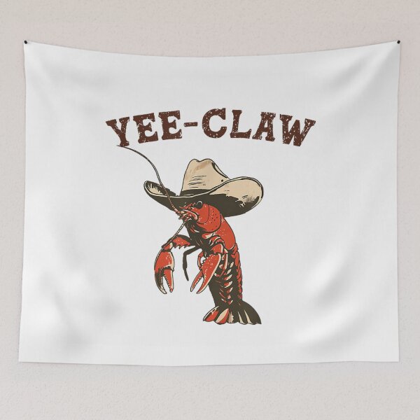 Item preview, Yee-Claw Funny Lobster Cowboy Hat Western Texas Crawfish Mudbug Sea Humor designed and sold by Twindluzz.