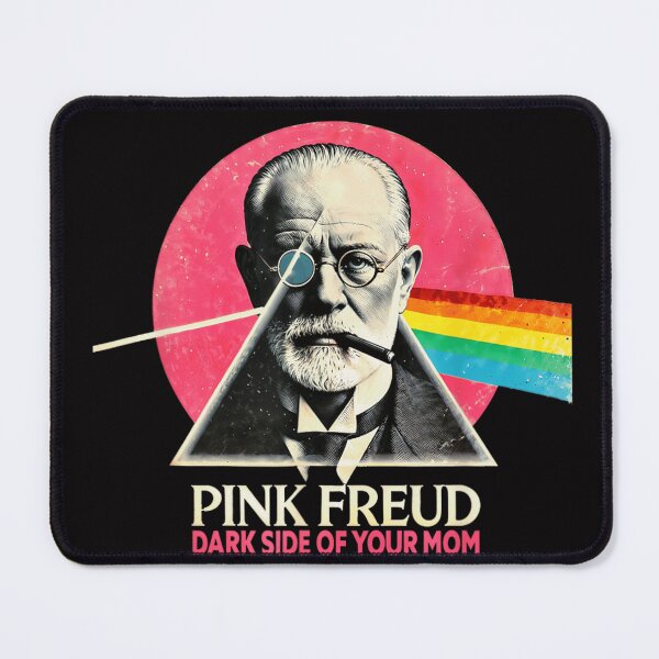 Item preview, Pink Freud Dark Side Of Your Mom Funny Psychology Parody Music Art designed and sold by Twindluzz.