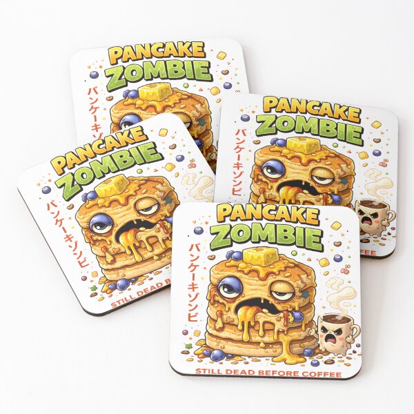 Item preview, Pancake Zombie Kawaii Breakfast Monster Cute Spooky Food Halloween designed and sold by Snackwear Apparel.