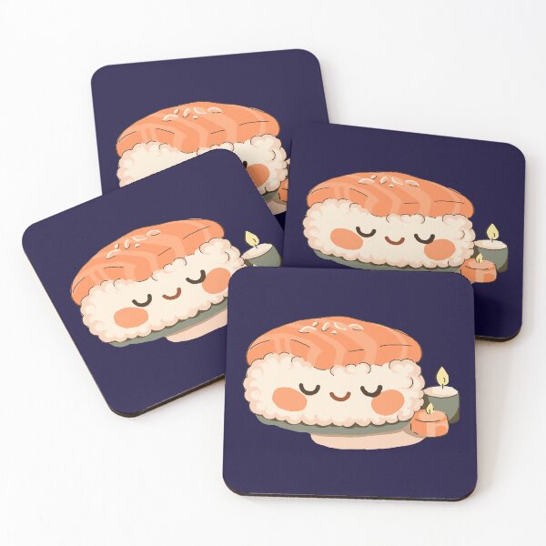 Item preview, Sushi Enjoying Candles Kawaii designed and sold by KD-Visual-Lab.