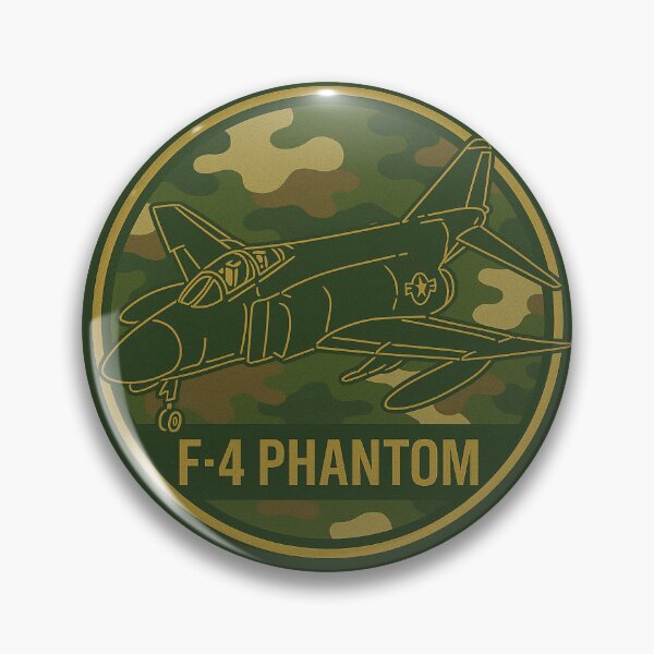 Item preview, F-4 Phantom – Vintage Camouflage Patch Art designed and sold by BB Design Garage.