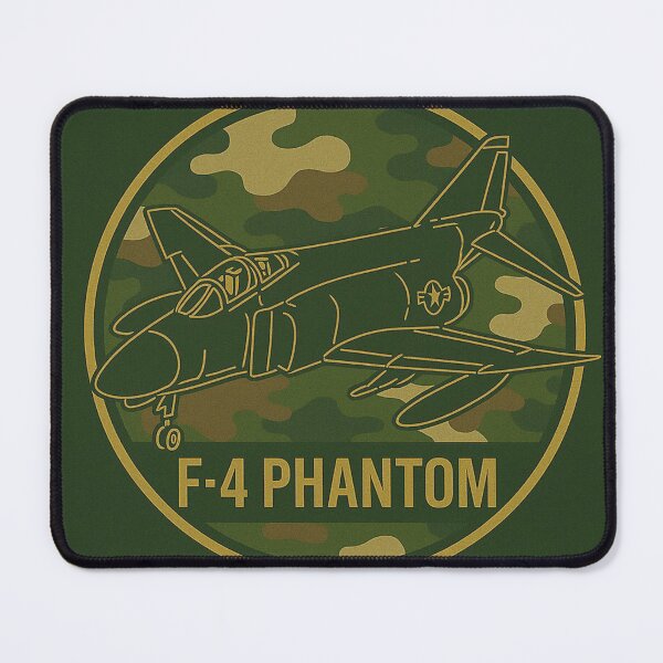 Item preview, F-4 Phantom – Vintage Camouflage Patch Art designed and sold by BB Design Garage.