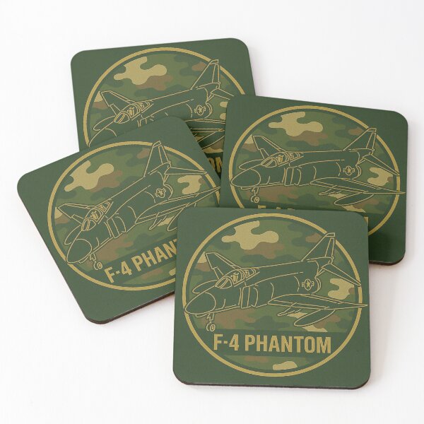 Item preview, F-4 Phantom – Vintage Camouflage Patch Art designed and sold by BB Design Garage.