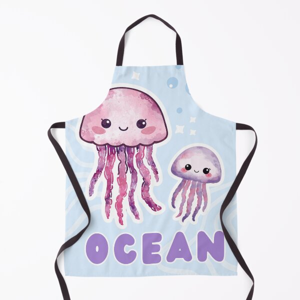 Item preview, Ocean Vibe Pink Aqua Jellyfish designed and sold by PamLeeDesign.