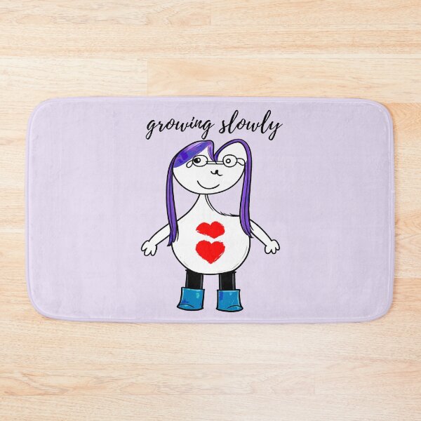 Item preview, Growing Slowly Cute Purple Hair Character designed and sold by SoftBeing.