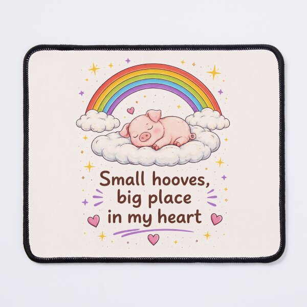 Item preview, Mini Pig loss Rainbow Bridge designed and sold by Meandmyshop.