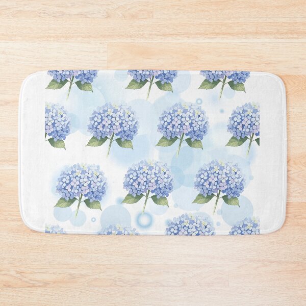 Item preview, Blue Hydrangea Floral Pattern Aesthetic Design designed and sold by Cutethings3.