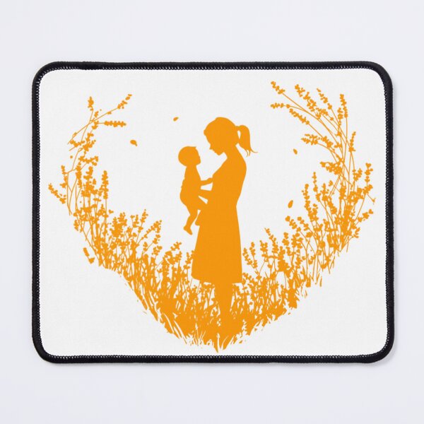 Item preview, Motherhood Bond Silhouette Heart Wreath Mother's Day designed and sold by BigStar-Cart.