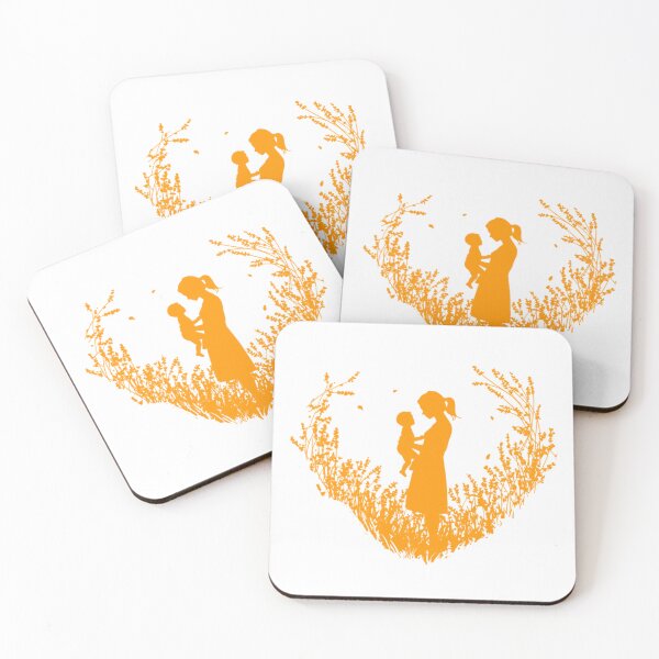 Item preview, Motherhood Bond Silhouette Heart Wreath Mother's Day designed and sold by BigStar-Cart.