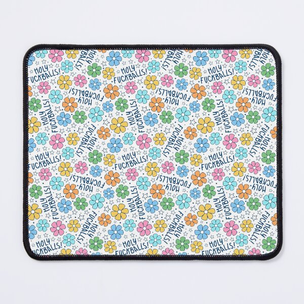 Item preview, Holy Fuckballs! Pretty Sweary Daisy Floral designed and sold by KrisInStitches.