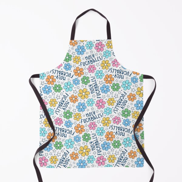Item preview, Holy Fuckballs! Pretty Sweary Daisy Floral designed and sold by KrisInStitches.