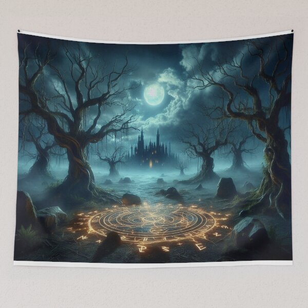 Item preview, AI generated witchs circle designed and sold by AI-this-is-AI.