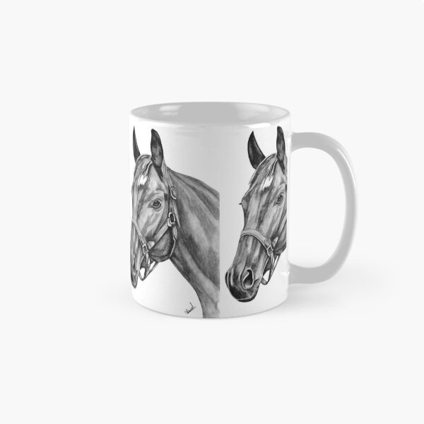 Item preview, Dibujo a lápiz gráfico de retrato de caballo designed and sold by collydavid.