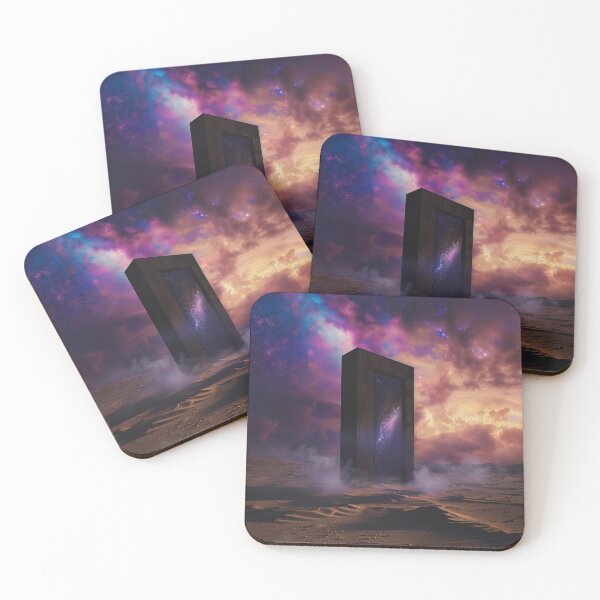 Item preview, Cosmic Portal Galaxy Doorway  Redbubble Main Tag designed and sold by QuantumDrift.