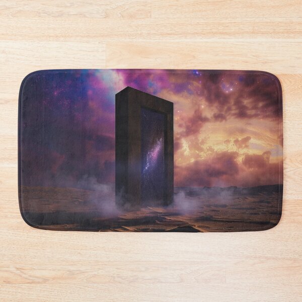 Item preview, Cosmic Portal Galaxy Doorway  Redbubble Main Tag designed and sold by QuantumDrift.