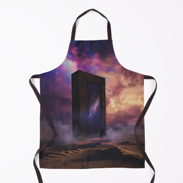 Item preview, Cosmic Portal Galaxy Doorway Redbubble Main Tag designed and sold by QuantumDrift.