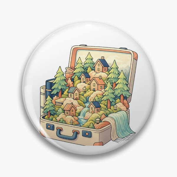 Item preview, Miniature World in Suitcase Fantasy Design designed and sold by SoftSproutstu.