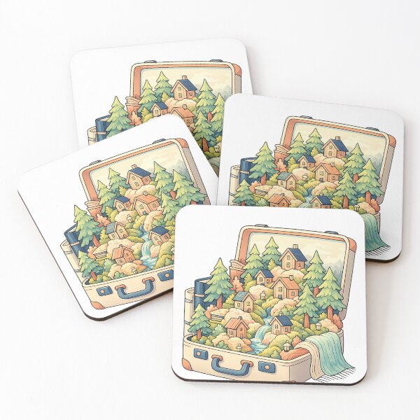 Item preview, Miniature World in Suitcase Fantasy Design designed and sold by SoftSproutstu.