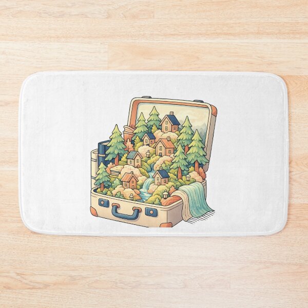 Item preview, Miniature World in Suitcase Fantasy Design designed and sold by SoftSproutstu.