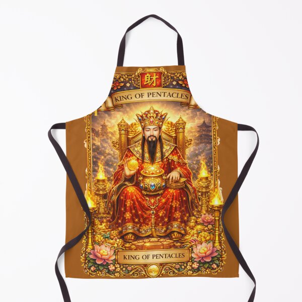 Item preview, King of Pentacles Fortune Emperor Tarot Card designed and sold by Sksticker991.