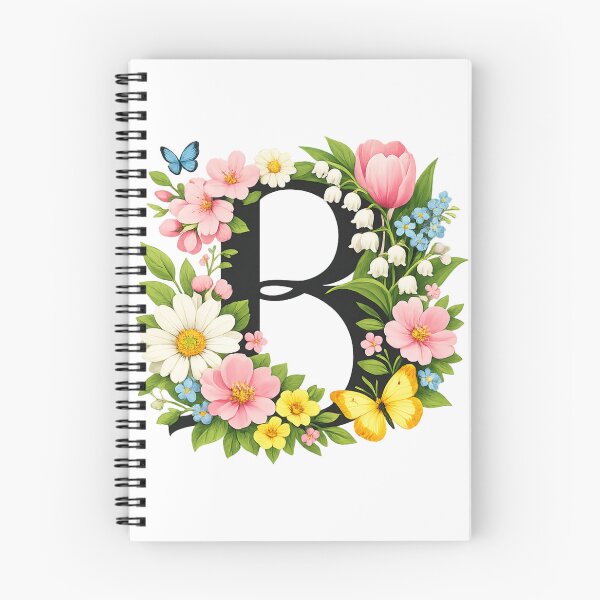 Item preview, Spring magic for Mom – Personalized floral monogram B designed and sold by CoolContent Factory.