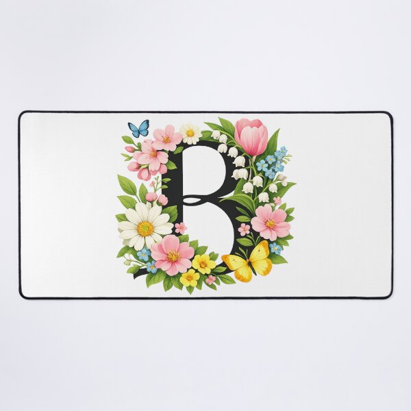Item preview, Spring magic for Mom – Personalized floral monogram B designed and sold by CoolContent Factory.