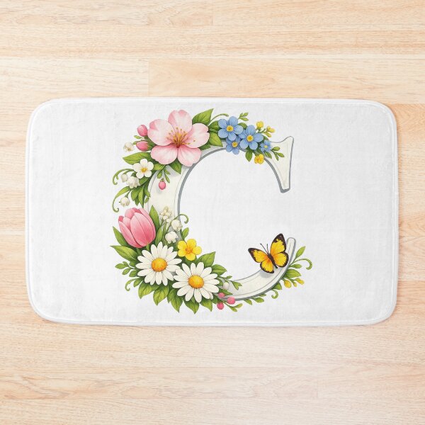 Item preview, Spring magic for Mom – Personalized floral monogram C designed and sold by CoolContent Factory.