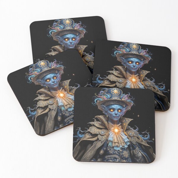 Item preview, The mysterious mistress of the constellation Golden Sun designed and sold by KunstGeist.