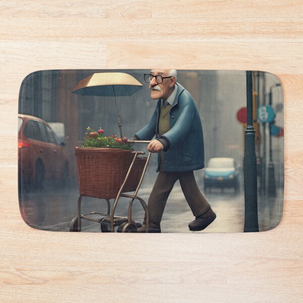 Item preview, Old Man Crossing the Road designed and sold by Colin Bentham.