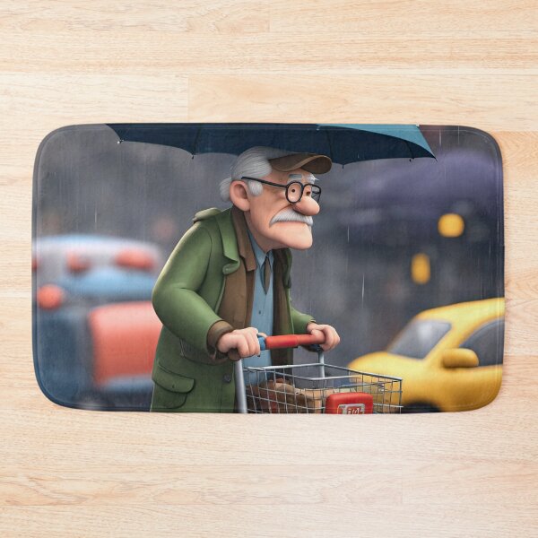 Item preview, Old Man Crossing the Road designed and sold by Colin Bentham.