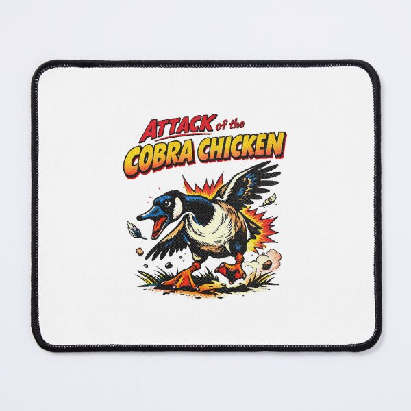 Item preview, Cobra Chicken Attack Funny Canada Goose Comic designed and sold by AntiqueImages.